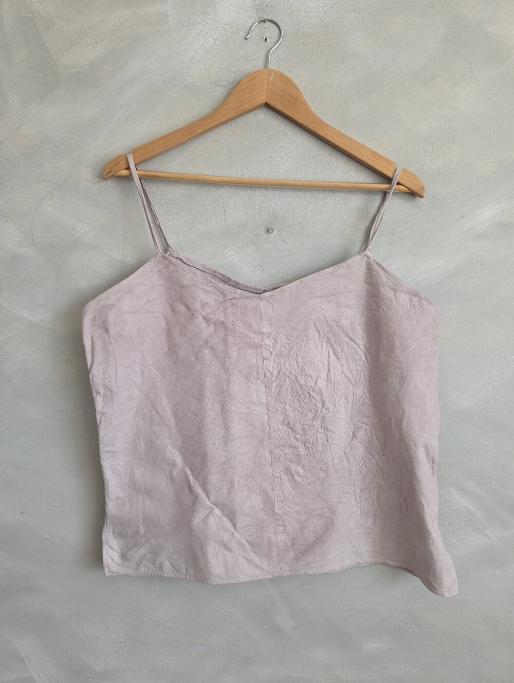 Vintage West Bay Sport Leathers 100% Lamb Suede Leather Lilac Tank Top 80s 90s